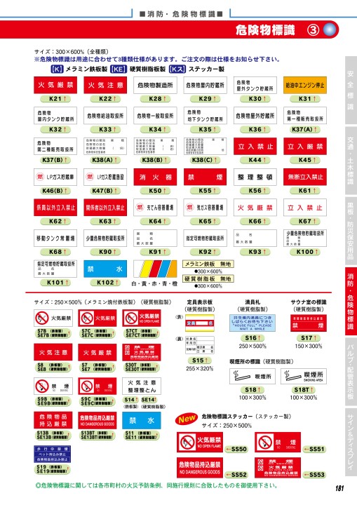 JSグループ 安全標識＆保安⽤品 Vol.22-A