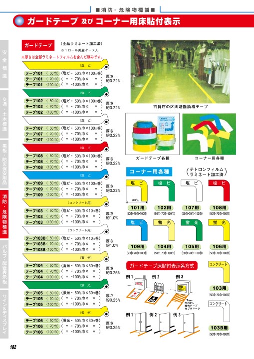 店舗用品 JS JSグループ 安全標識＆保安⽤品 Vol.22-A