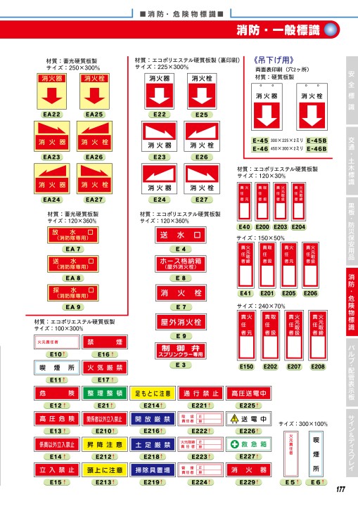 店舗用品 JS JSグループ 安全標識＆保安⽤品 Vol.23-A